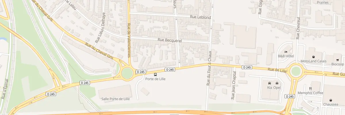 Plan du 230 Rue des Fleurs à Calais