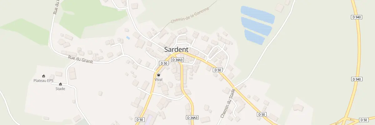Plan du 2 Rue des Tulipes à Sardent