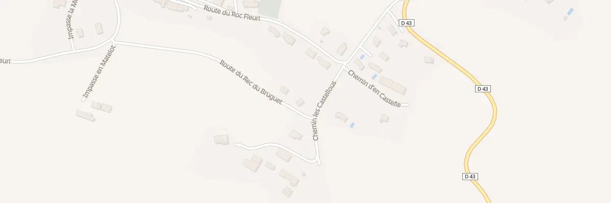 Plan du 2 Rte du Rec du Bruguet à Cambon-lès-Lavaur