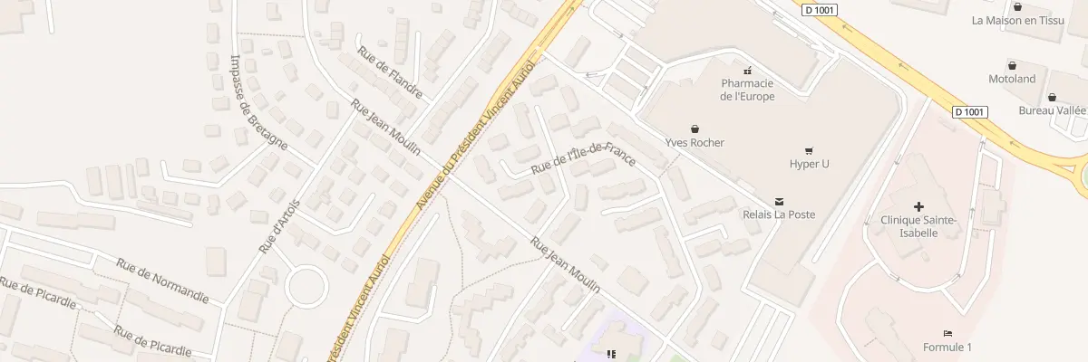 Plan du 7 Rue d’Ile de France à Abbeville