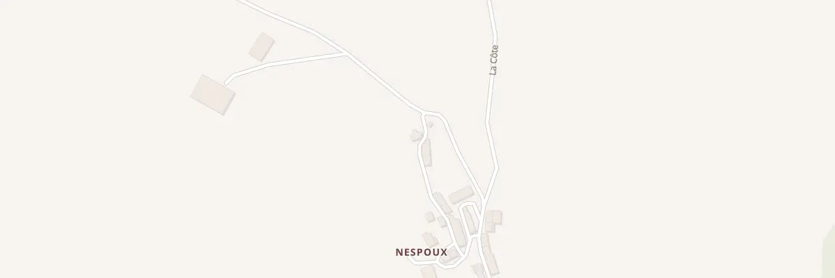 Plan du 5027 Nespoux à Lestards