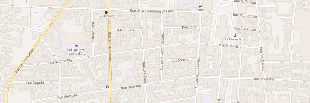 Plan du 128 Rue de Chantilly à Calais