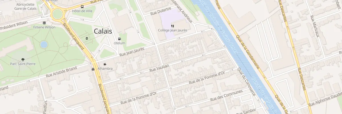 Plan du 37 Rue Vauban à Calais