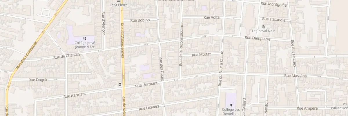 Plan du 42 Rue de la Reconnaissance à Calais