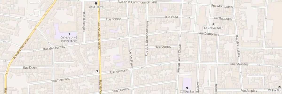 Plan du 40B Rue de la Reconnaissance à Calais