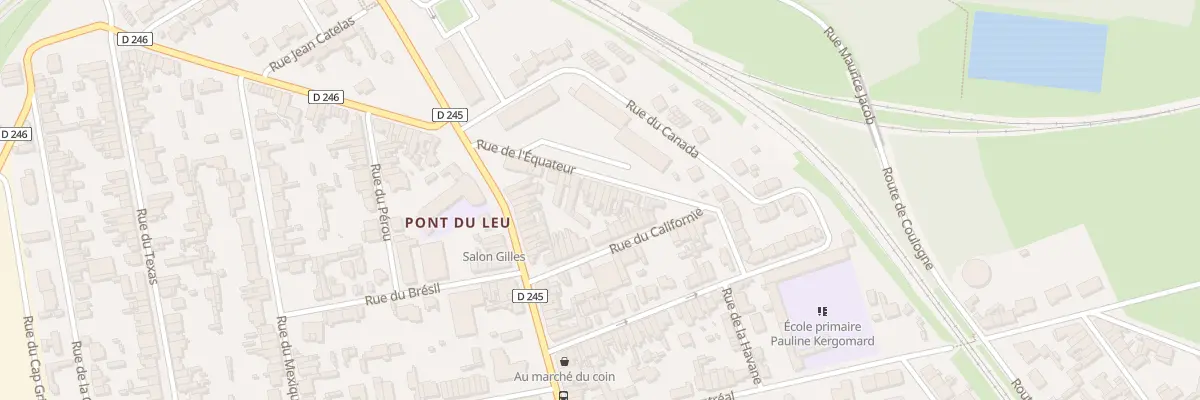 Plan du 18 Rue de l’Equateur à Calais