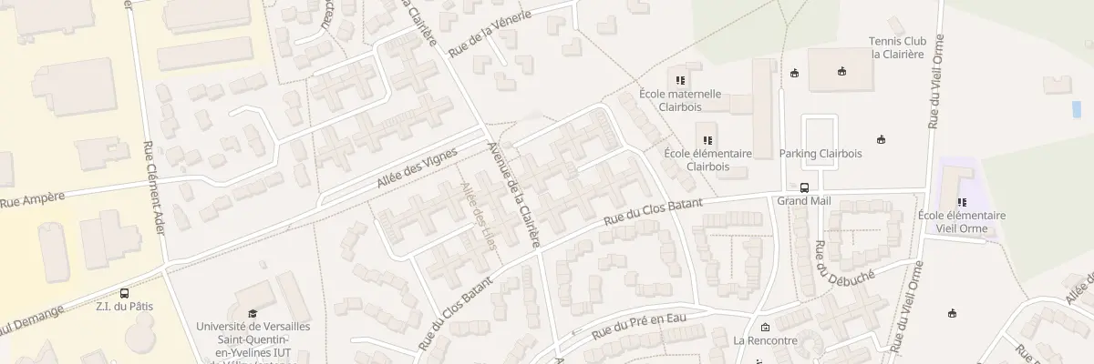 Plan du 12 Rue des Sentiers à Rambouillet