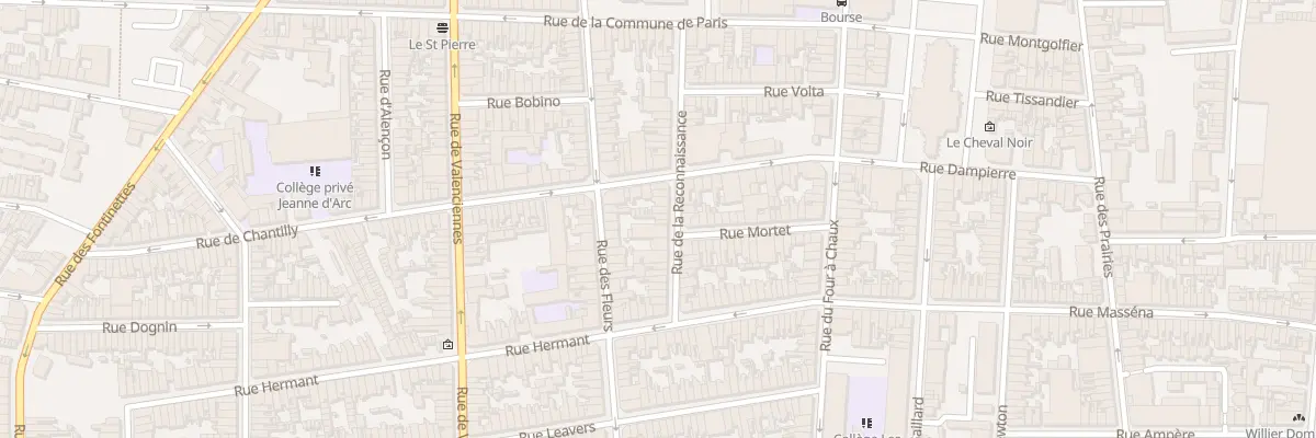Plan du 36 Rue de la Reconnaissance à Calais