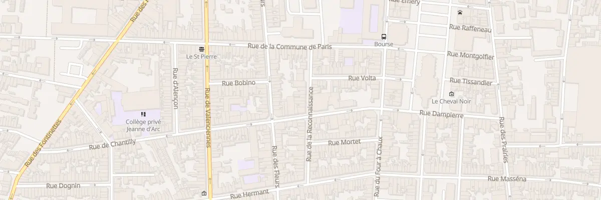 Plan du 22 Rue de la Reconnaissance à Calais