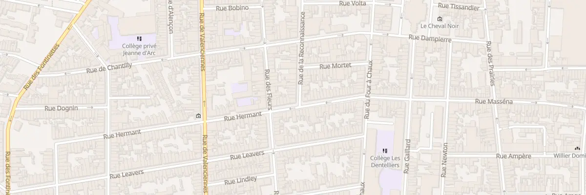 Plan du 56 Rue de la Reconnaissance à Calais