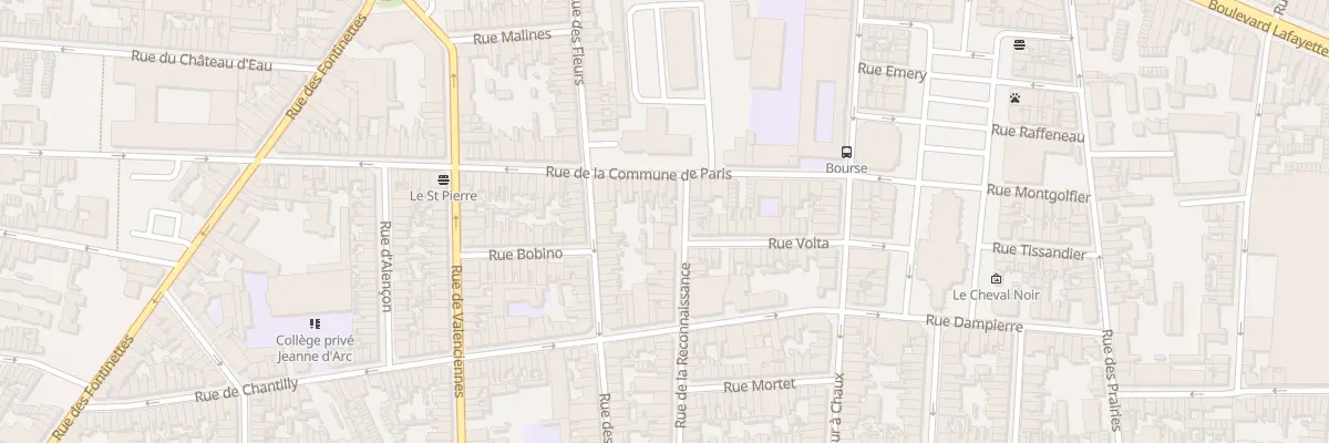 Plan du 4 Rue de la Reconnaissance à Calais