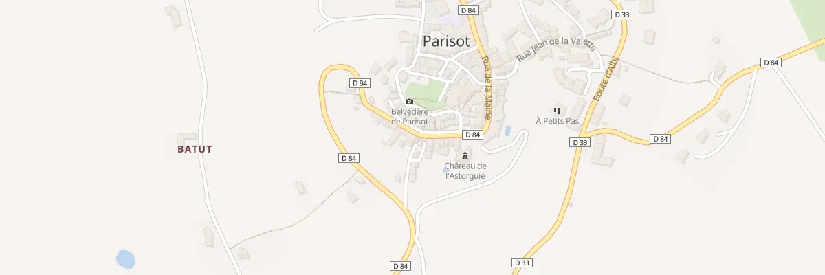 Plan du 59 Rue de la Mairie à Parisot