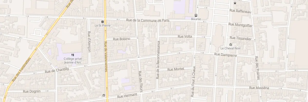 Plan du 26 Rue de la Reconnaissance à Calais