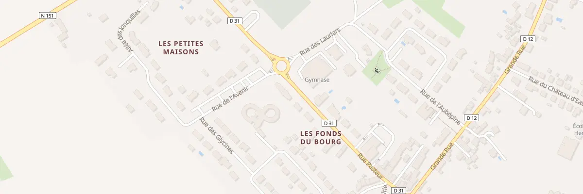 Plan du 13 Rue Pasteur à Neuvy-Pailloux