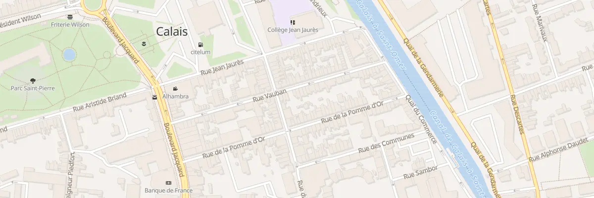Plan du 42 Rue Vauban à Calais