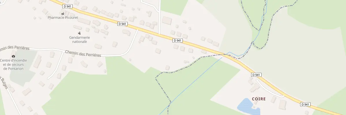 Plan du 36 Rte d’Aubusson à Pontarion