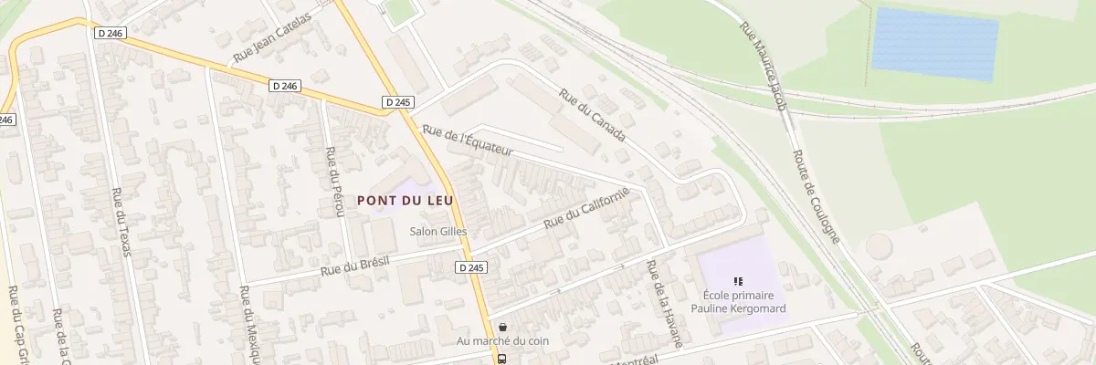 Plan du 22 Rue de l’Equateur à Calais