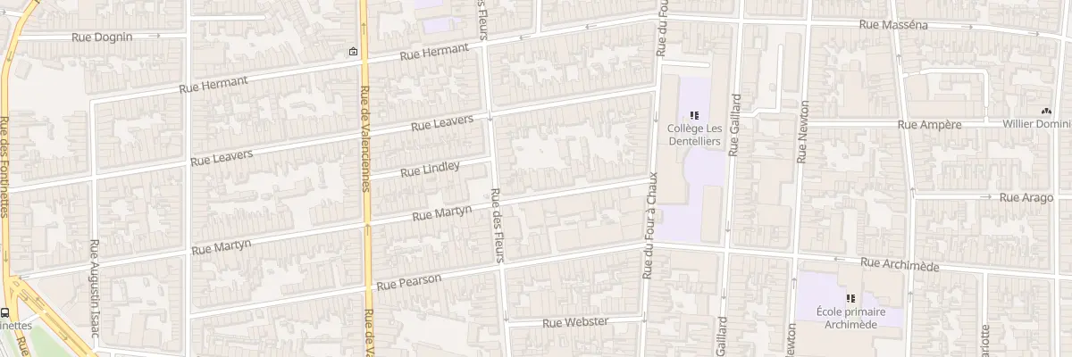 Plan du 121 Rue Martyn à Calais