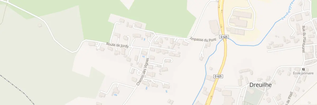 Plan du 4 Imp du Mont Fourcat à Dreuilhe