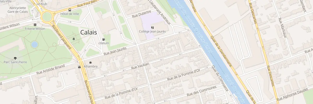Plan du 43 Rue Vauban à Calais