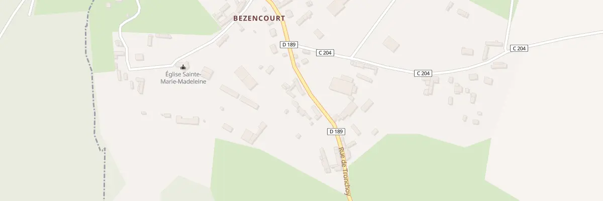 Plan du 8 Rue de Tronchoy à Hornoy-le-Bourg