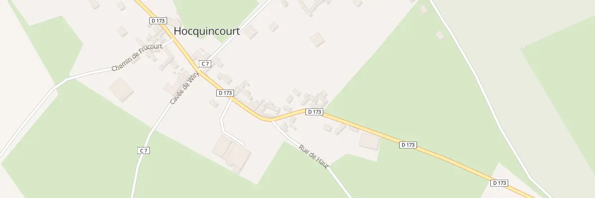 Plan du 7 Rue Caron Hocquincourt à Hallencourt