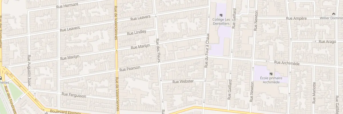 Plan du 69 Rue Pearson à Calais