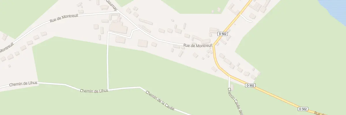 Plan du 1 Rue de Montreuil à Blacourt