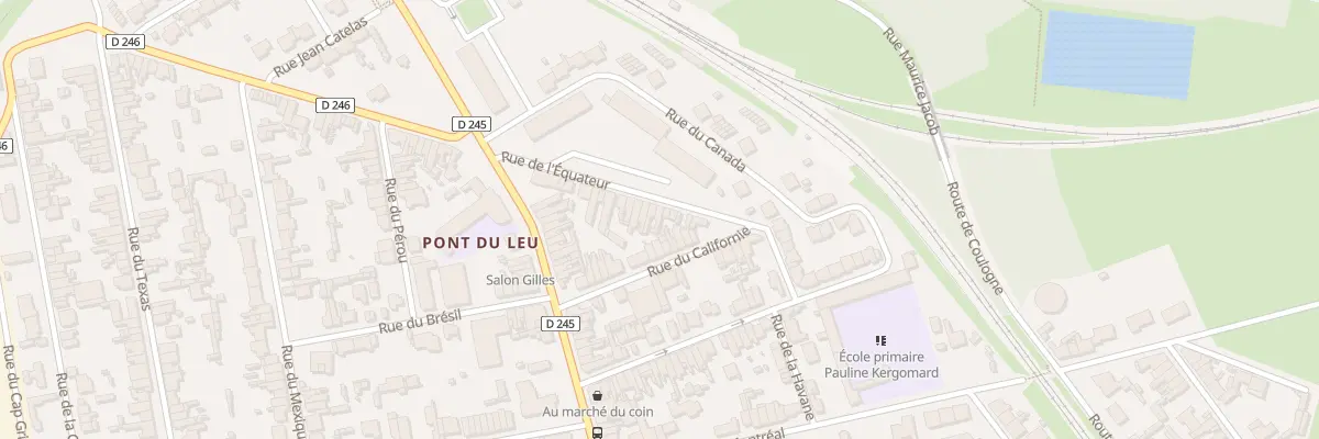 Plan du 24 Rue de l’Equateur à Calais