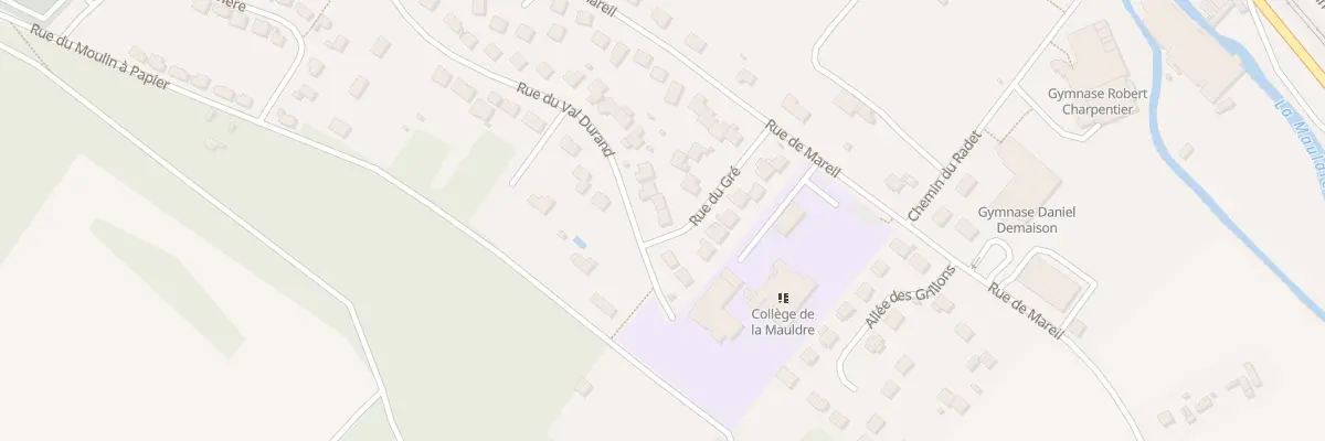 Plan du 5493 Rue du Val Durand à Maule