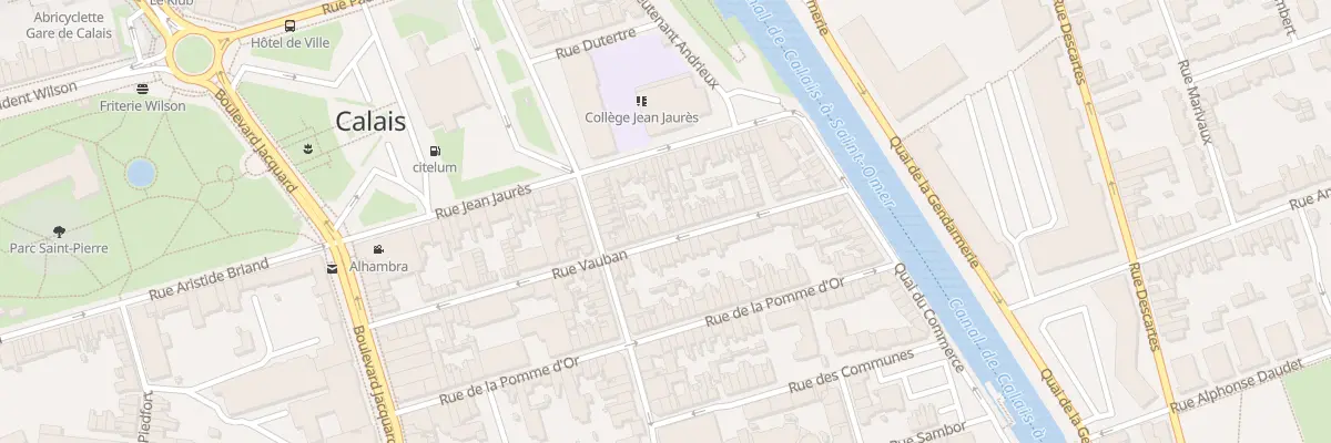 Plan du 45 Rue Vauban à Calais
