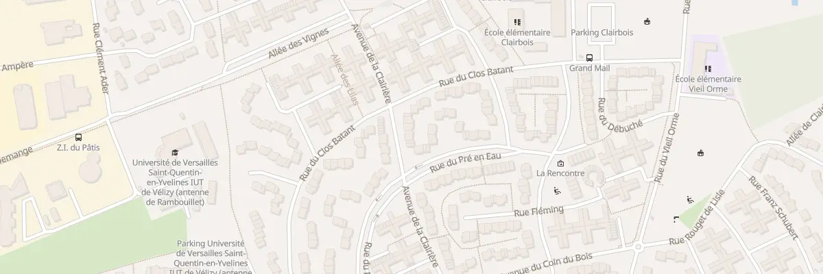 Plan du 65 Av de la Clairière à Rambouillet