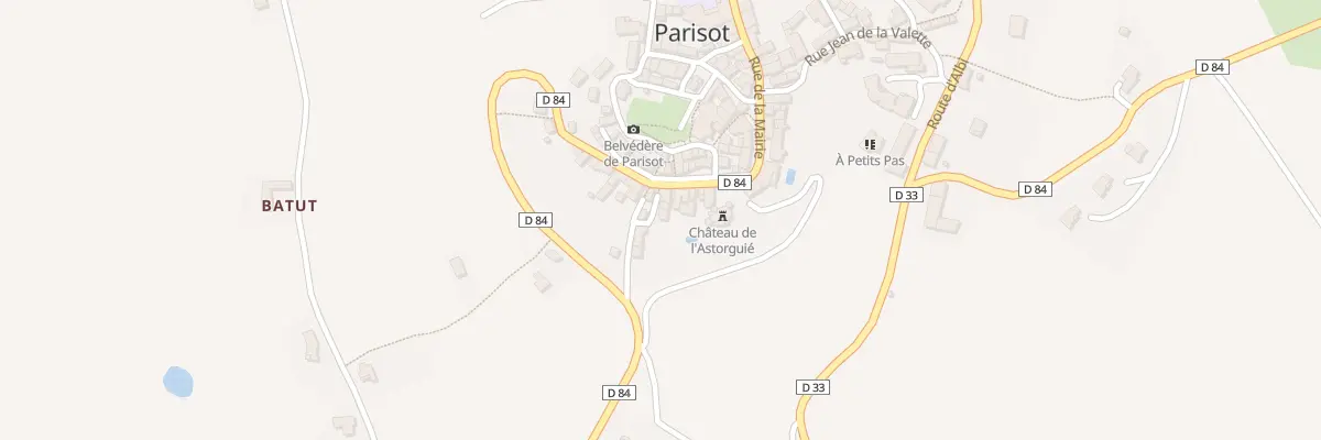 Plan du 47 Rue de la Mairie à Parisot