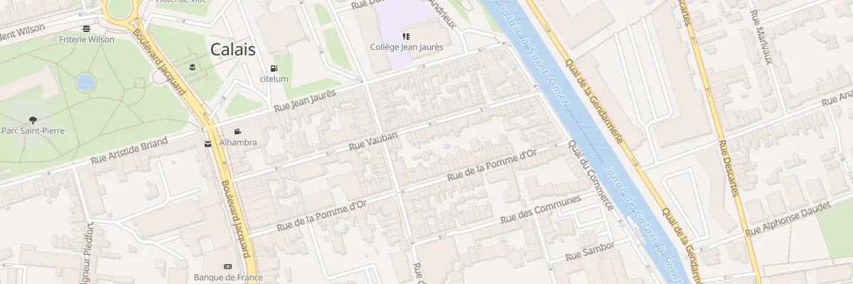 Plan du 48 Rue Vauban à Calais