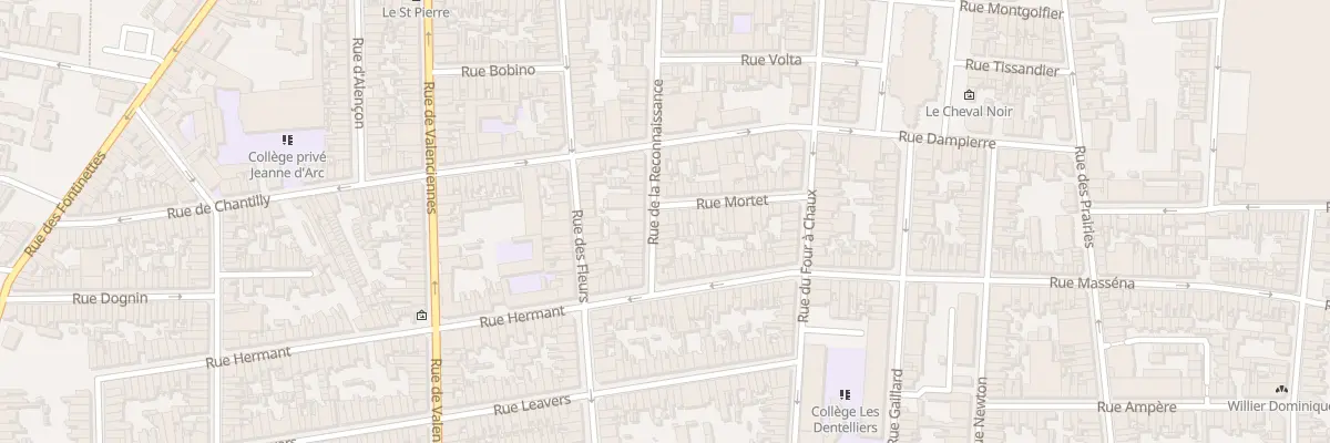 Plan du 27 Rue de la Reconnaissance à Calais