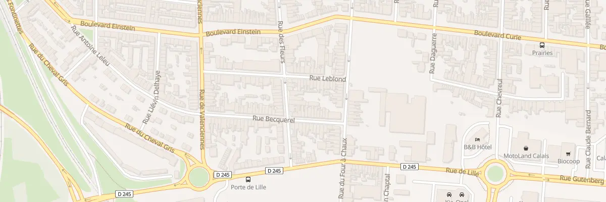 Plan du 229B Rue des Fleurs à Calais