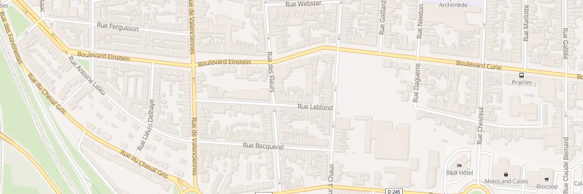 Plan du 41 Rue Leblond à Calais