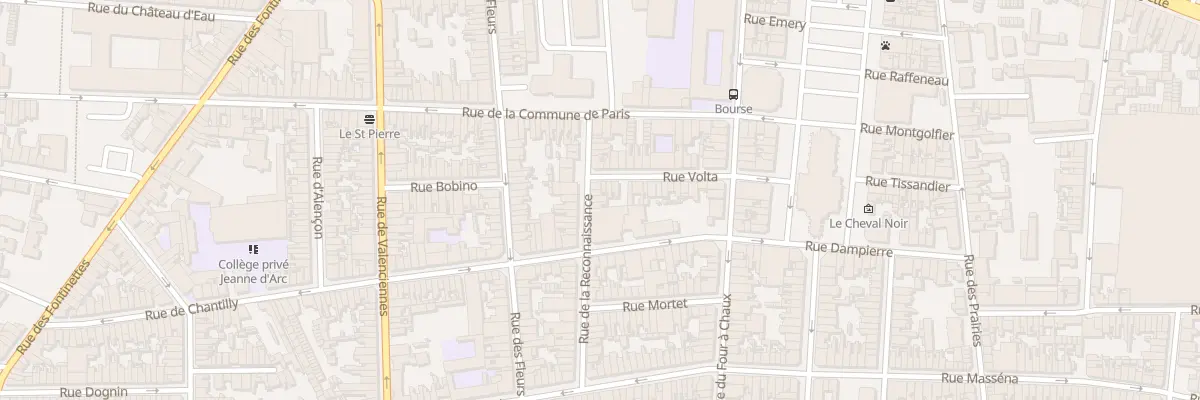 Plan du 13 Rue de la Reconnaissance à Calais