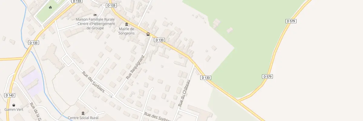 Plan du 46 Rue du Maréchal de Boufflers à Songeons