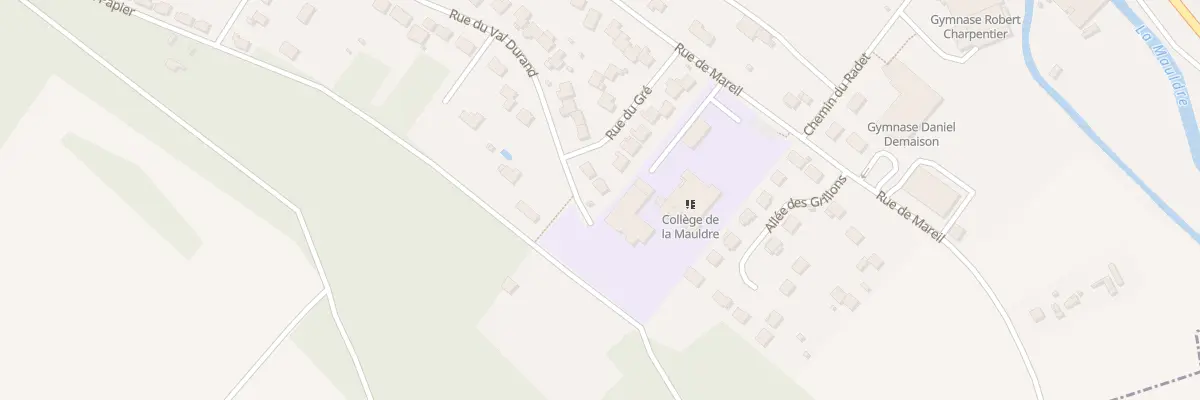 Plan du 5491 Rue du Val Durand à Maule