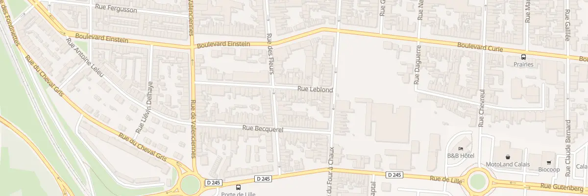 Plan du 42 Rue Leblond à Calais