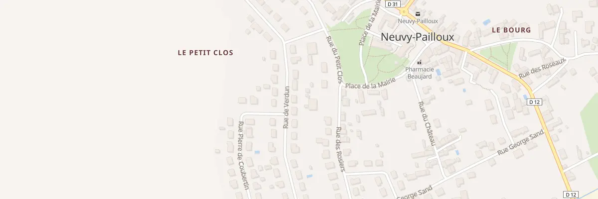 Plan du 19 Rue de Verdun à Neuvy-Pailloux