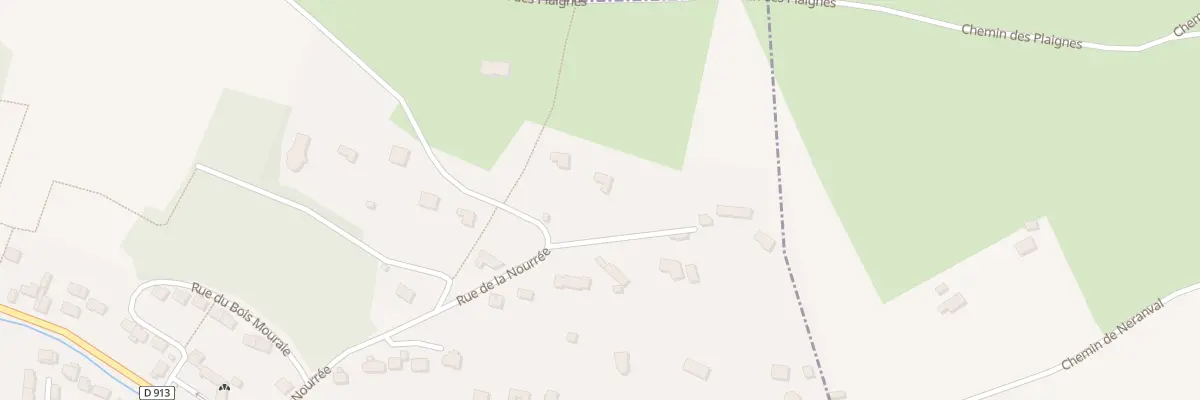 Plan du 22 Rue de la Nourree à Oinville-sur-Montcient