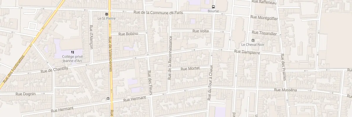 Plan du 132 Rue de Chantilly à Calais