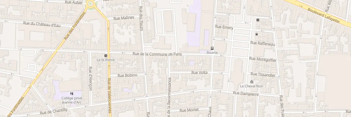 Plan du 96 Rue de la Commune de Paris à Calais