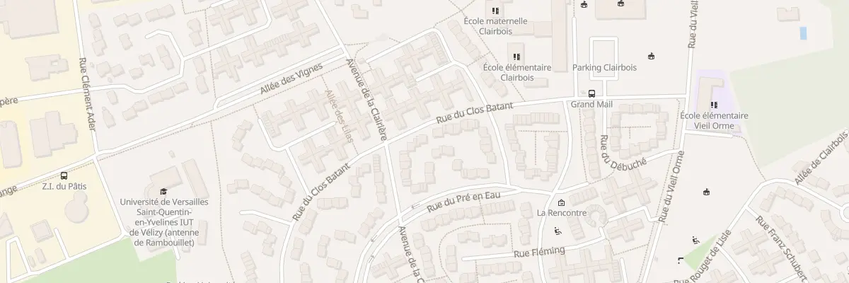 Plan du 43 Rue du Clos Bâtant à Rambouillet