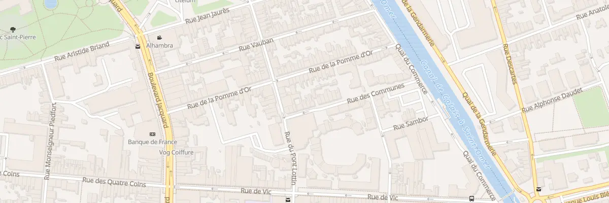 Plan du 11 Rue des Communes à Calais