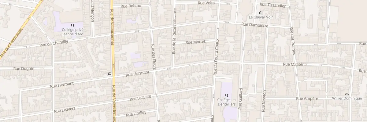 Plan du 111 Rue Hermant à Calais
