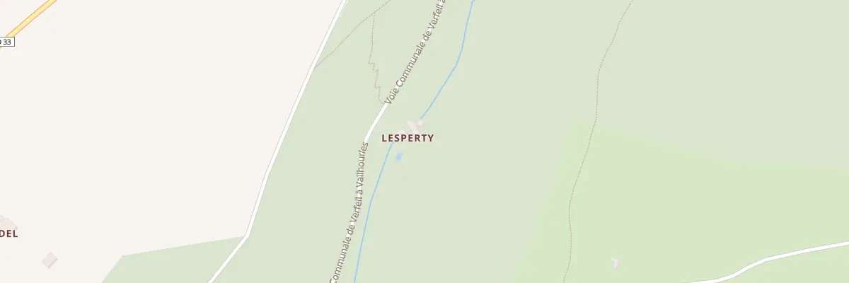 Plan du 5126 Lesperty à Parisot