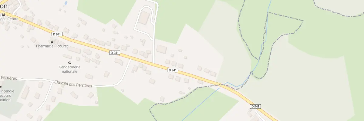 Plan du 53 Rte d’Aubusson à Pontarion